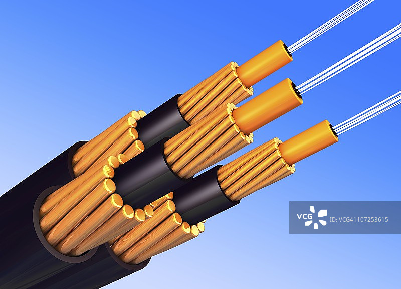 用于通信的光纤束图片素材