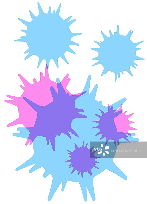 病毒颗粒图片素材