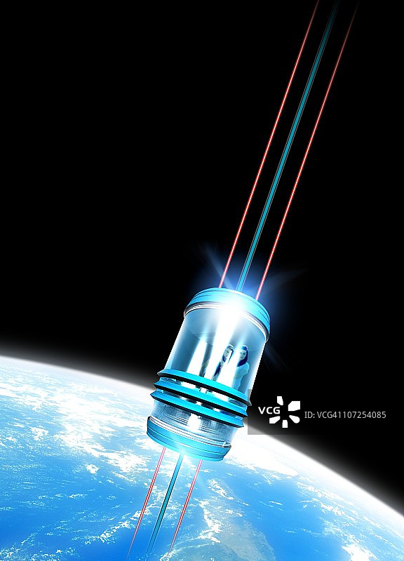 太空电梯艺术作品图片素材