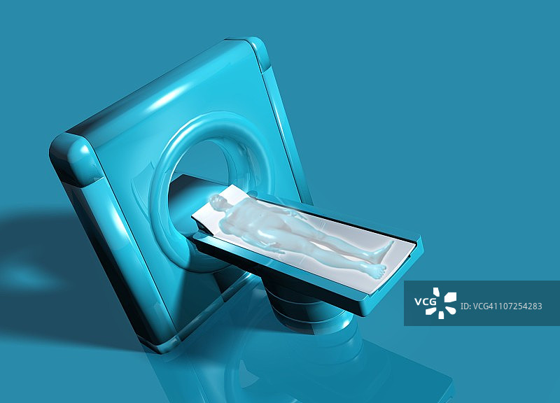 核磁共振扫描仪，艺术作品图片素材