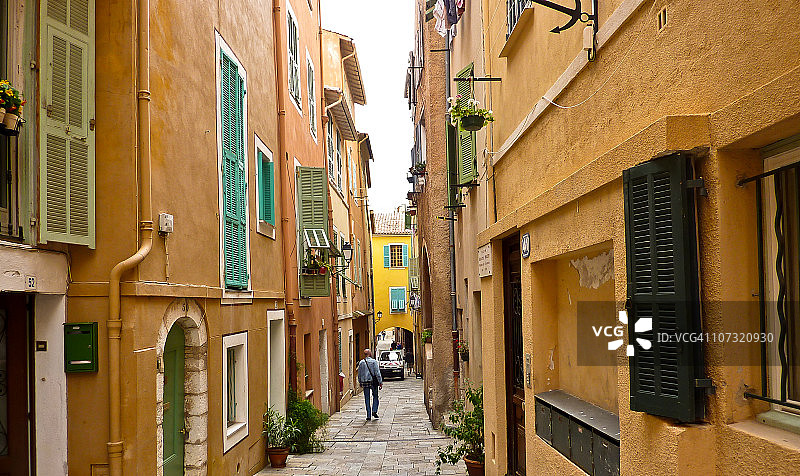 维尔弗朗什街景图片素材