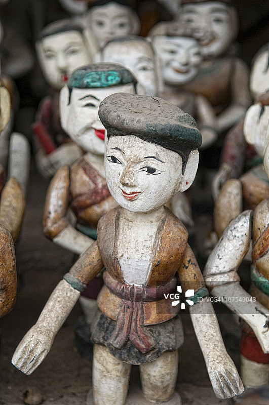 越南河内传统水傀儡戏图片素材