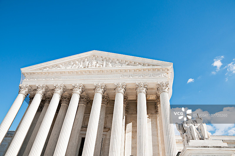 美国最高法院大楼外墙图片素材