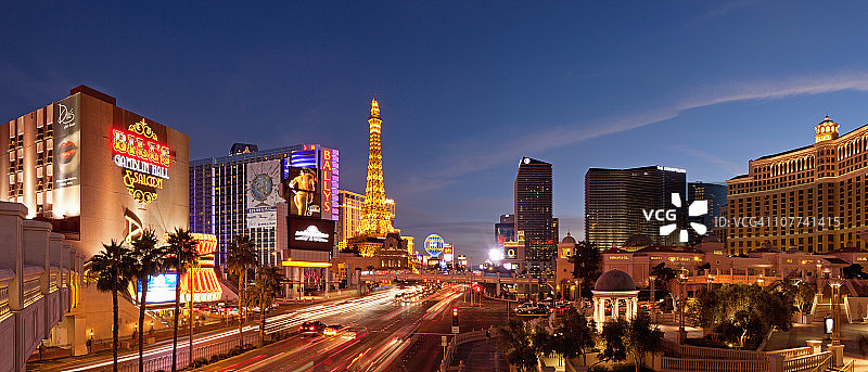 拉斯维加斯大道中心图片素材