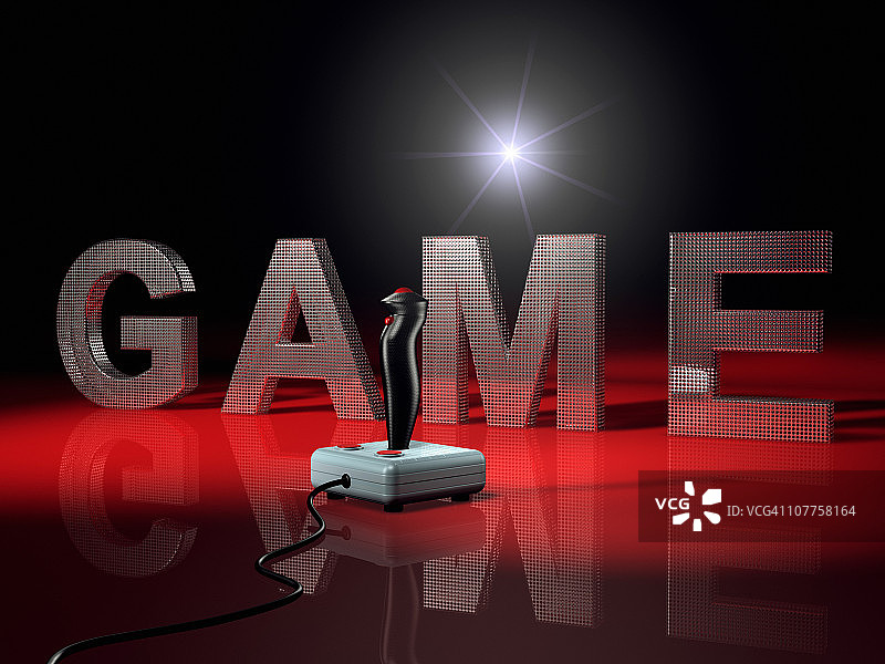 带有“GAME”字样的游戏控制器或操纵杆图片素材