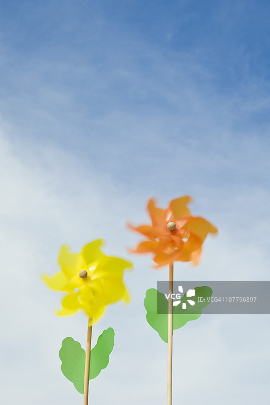 花朵造型的风车图片素材