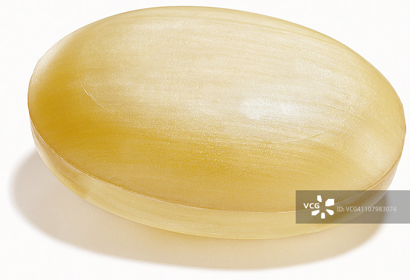 一块新的金色香皂图片素材