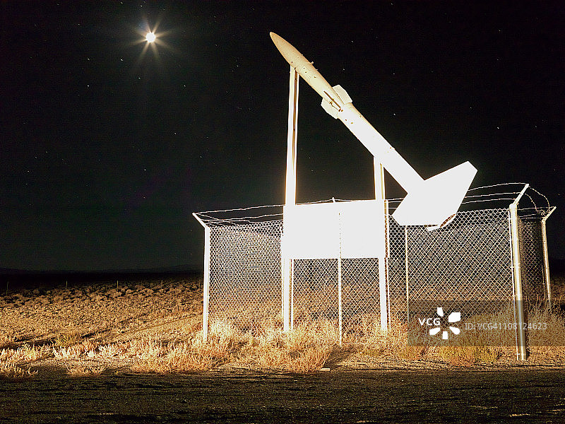 托诺帕靶场导弹图片素材