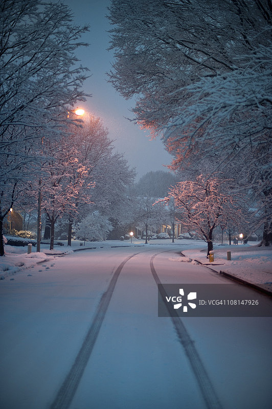冬季雪景图片素材
