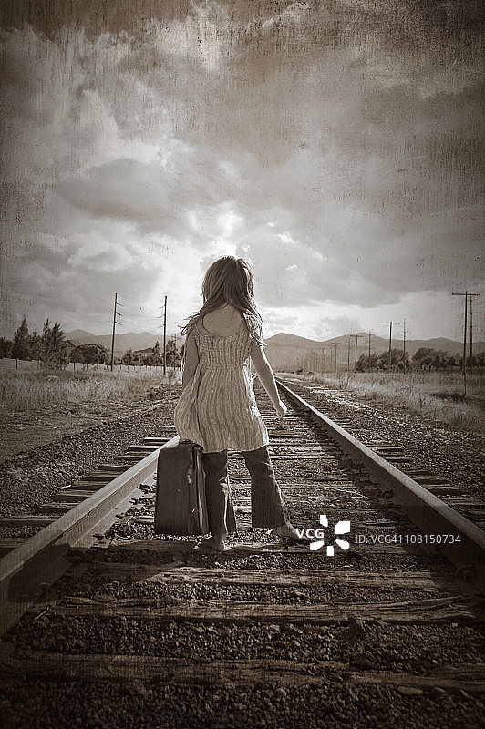 复古旅行者图片素材