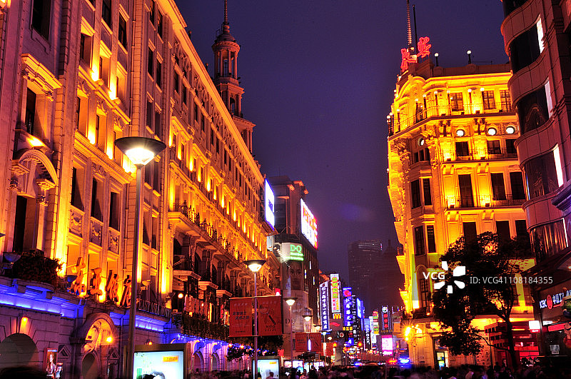 上海南京路步行街图片素材