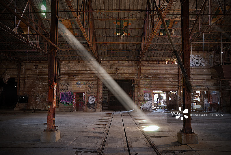 废弃的工厂图片素材