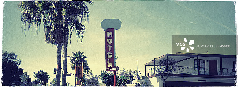 好莱坞汽车旅馆复古风系列图片素材