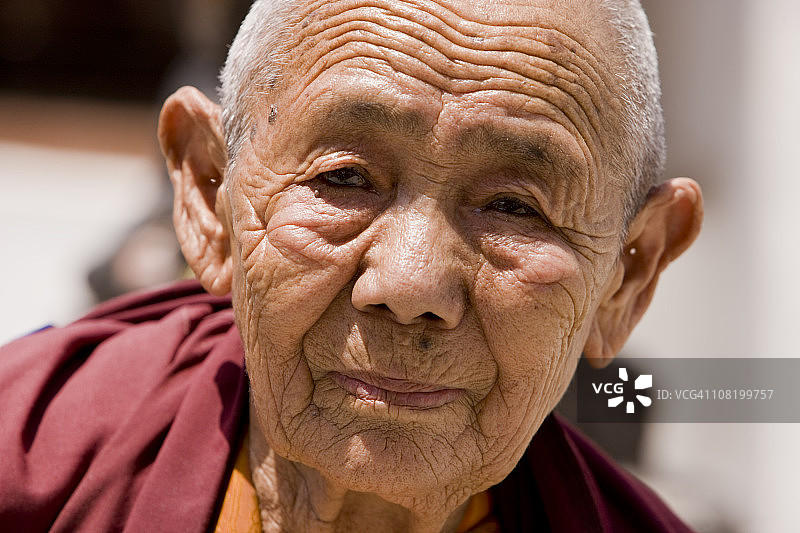 藏族尼姑图片素材