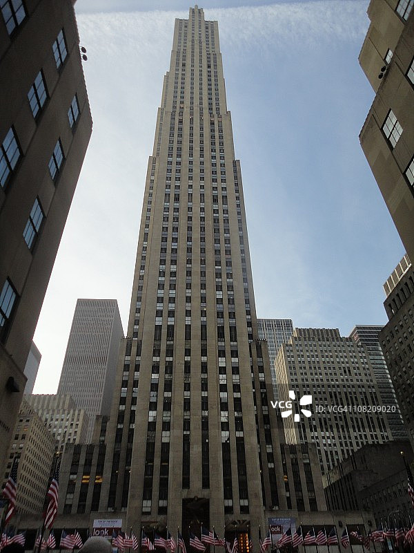 洛克菲勒大厦图片素材