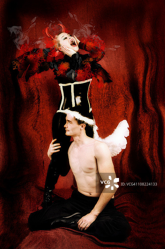 情人节小恶魔图片素材