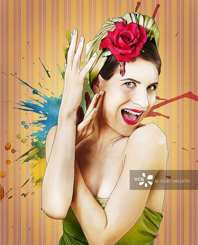 复古加勒比海图片素材