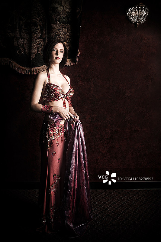 异国情调的肚皮舞者图片素材