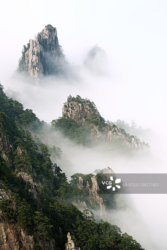 黄山山水风光图片素材