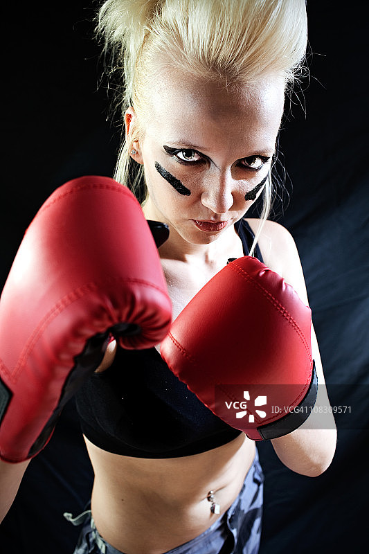 女拳击手图片素材