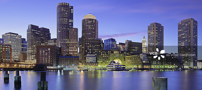 波士顿的天际线图片素材