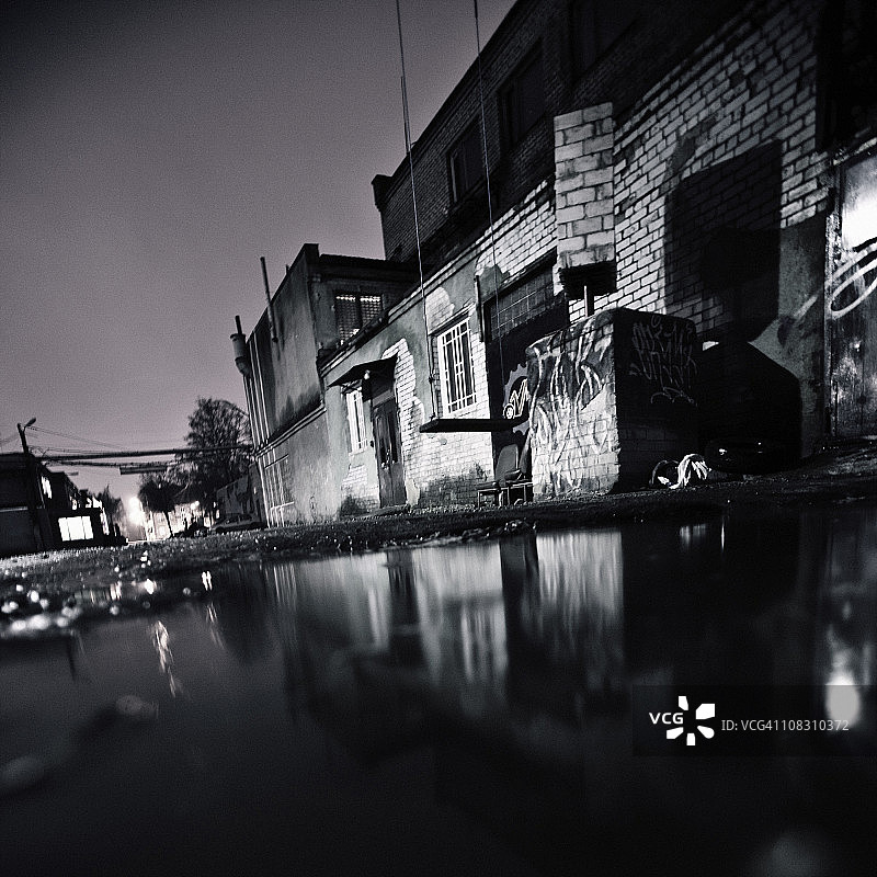 城市倒影图片素材