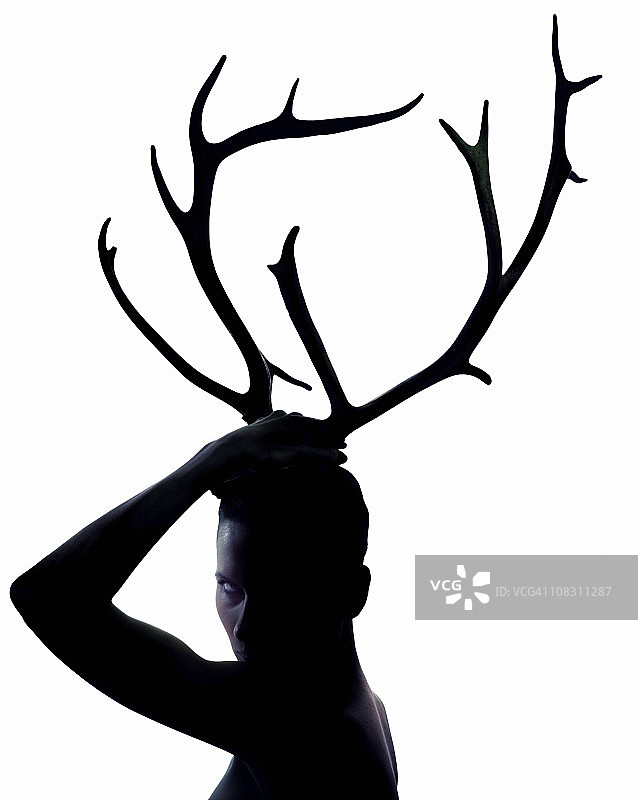 长角女人图片素材
