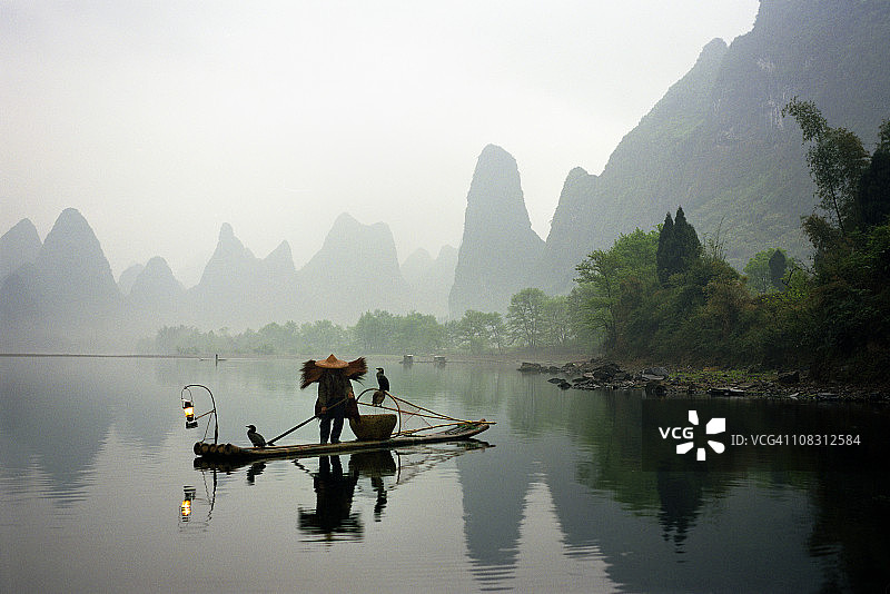 中国渔民图片素材