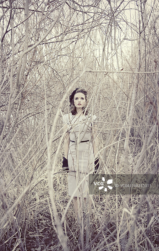 复古风格女人图片素材