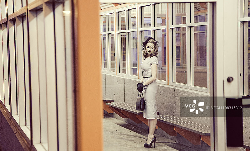 复古风格女人图片素材