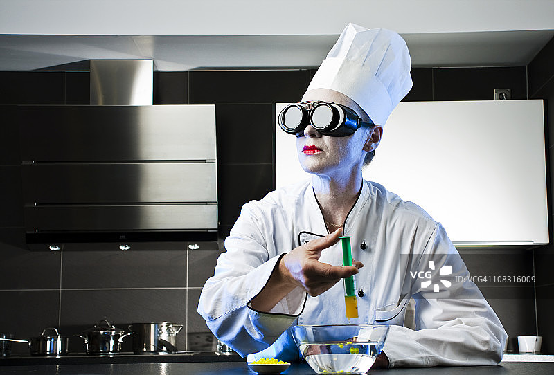 分子料理厨师图片素材