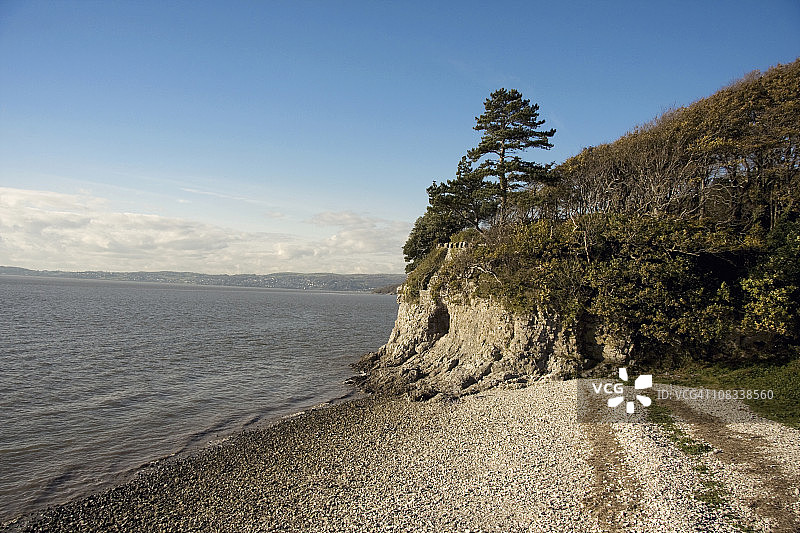 白天的海岸风光图片素材