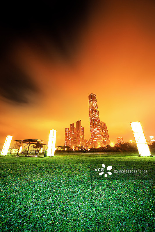 香港夜景图片素材