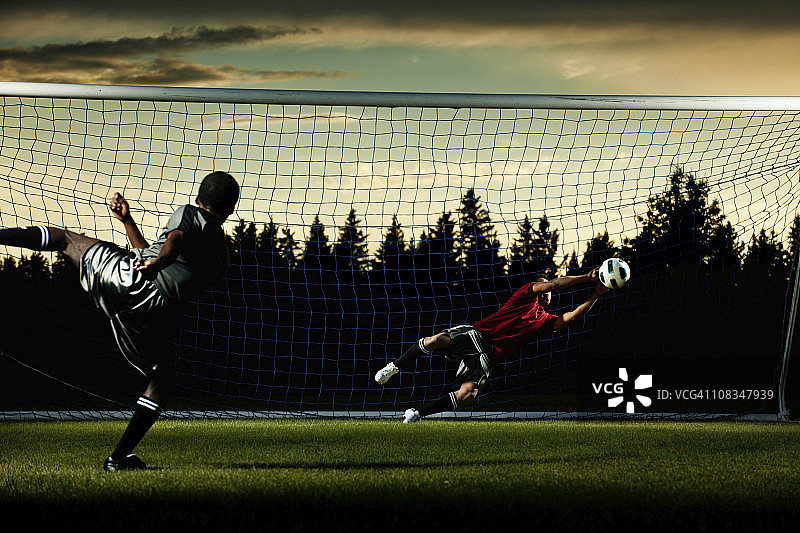 足球的目标图片素材