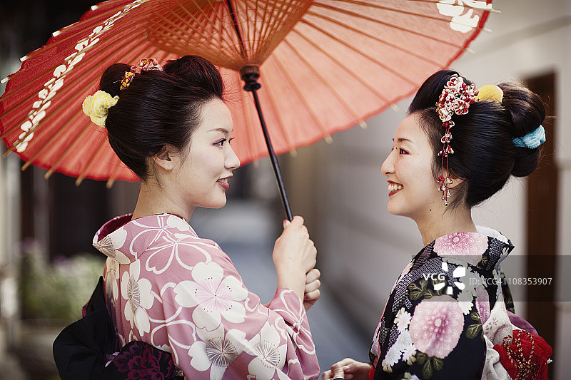 日本姐妹图片素材