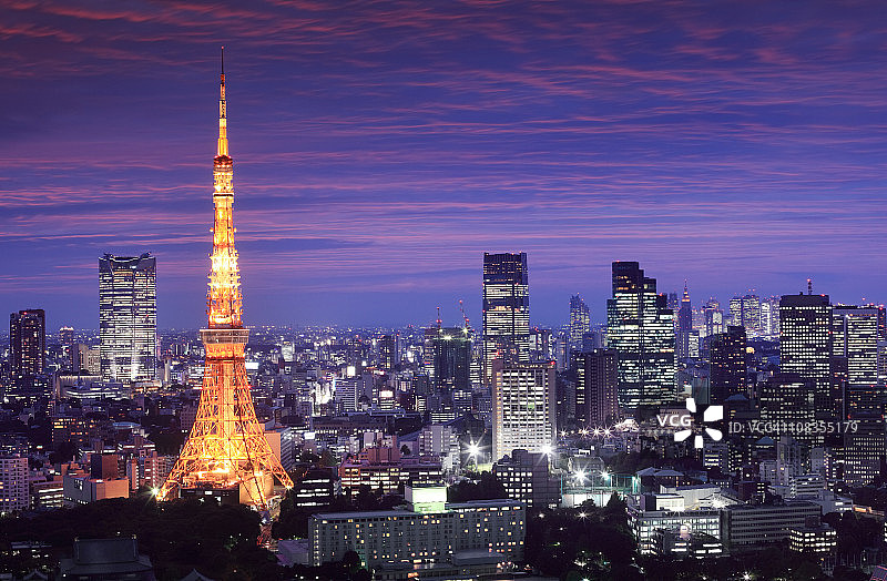 东京塔，日本图片素材