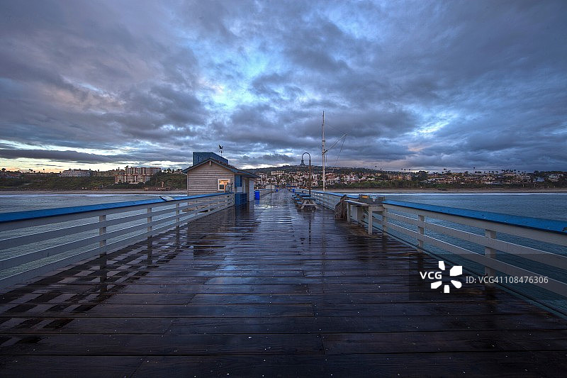 圣克莱门特的蓝色时刻图片素材