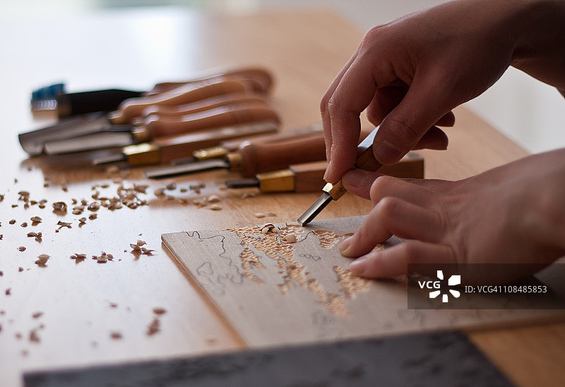 木版印刷图片素材