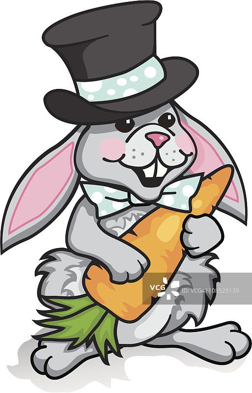 复活节兔子的奖励图片素材