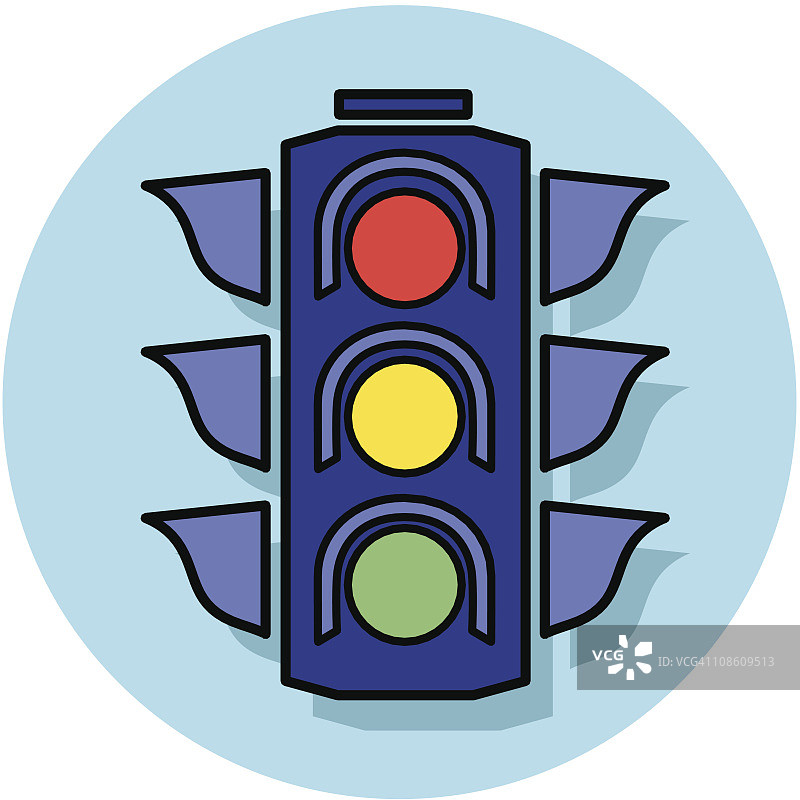 停止信号灯图标图片素材
