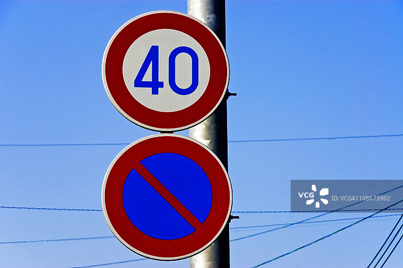 日本限速标志图片素材