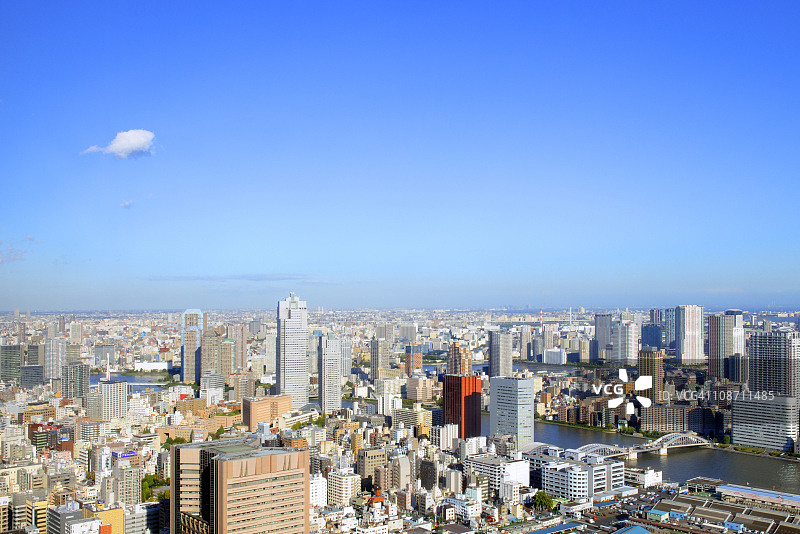 日本本州岛东京港区城市景观图片素材