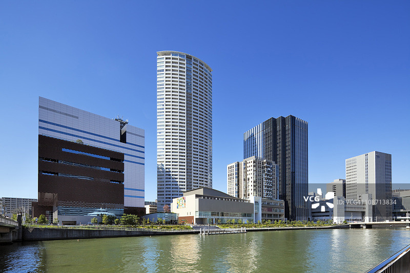 日本本州大阪府大阪市萤町图片素材