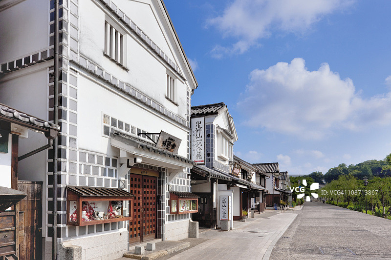 日本本州冈山县仓敷市美观地区城市风光图片素材