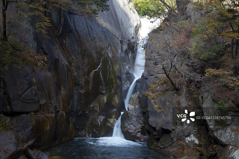 升仙峡的仙娥瀑布图片素材
