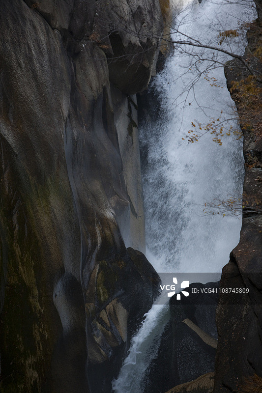 升仙峡的仙娥瀑布图片素材