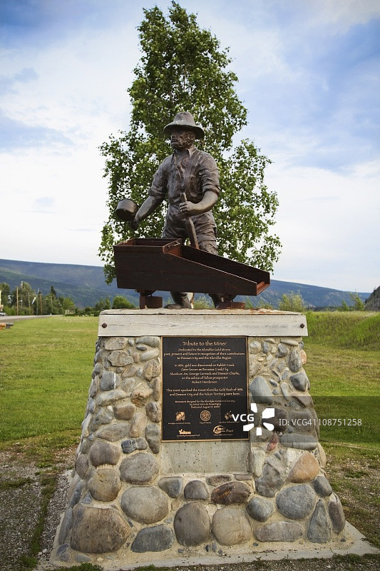 加拿大育空地区道森市图片素材