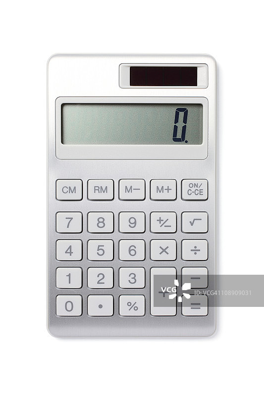计算器正面图图片素材