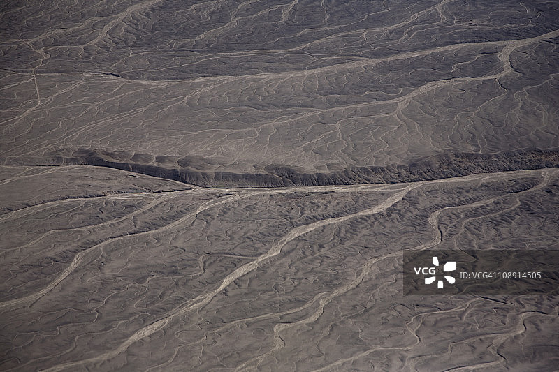 智利阿塔卡马沙漠的荒凉景观图片素材