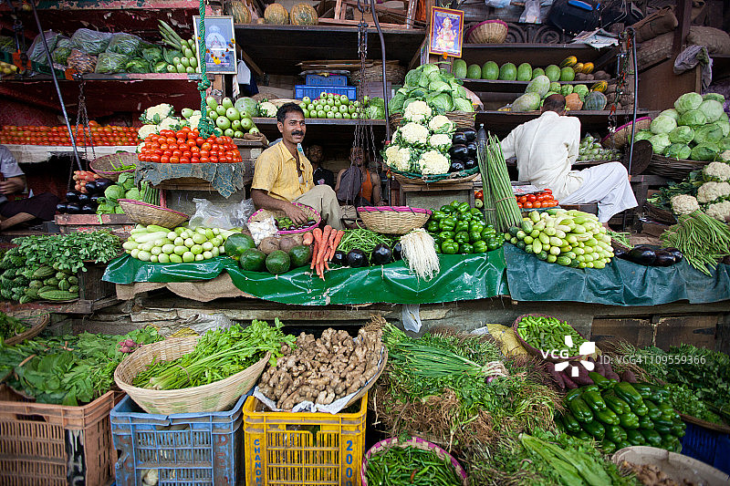 印度孟买食品市场图片素材